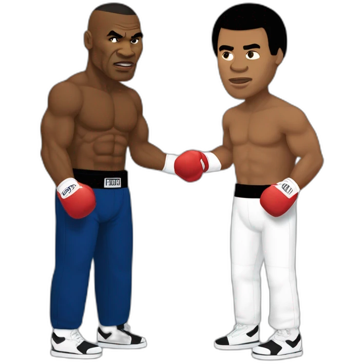 Mike Tyson vs Muhammad Ali emoji
