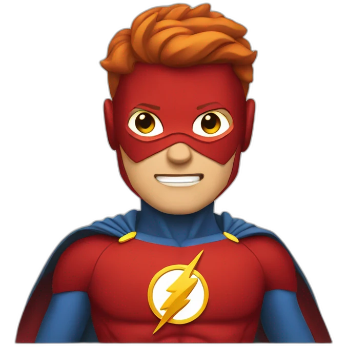flash superhero emoji
