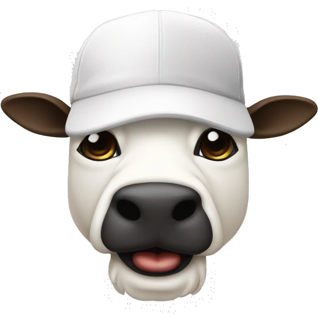 E oveja blanca que tenga una gorra que diga LOD emoji