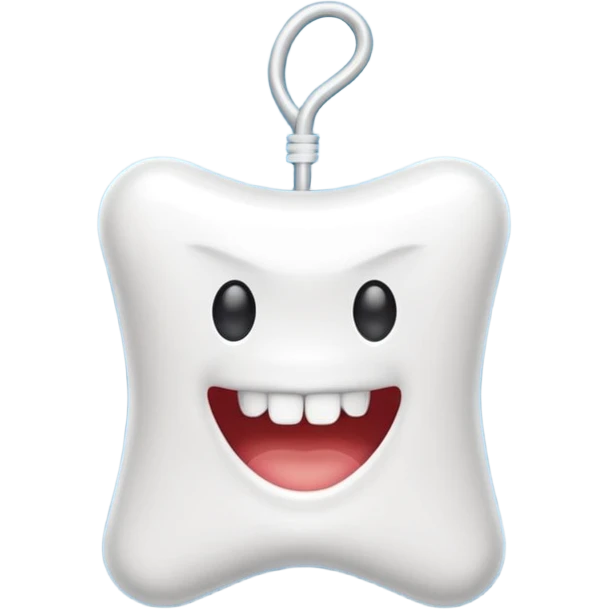 pack of dental floss thread  emoji
