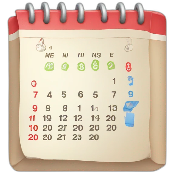 calendar emoji