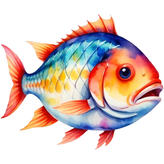Drunken fish emoji