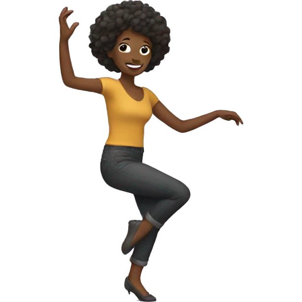 Woman dancing emoji