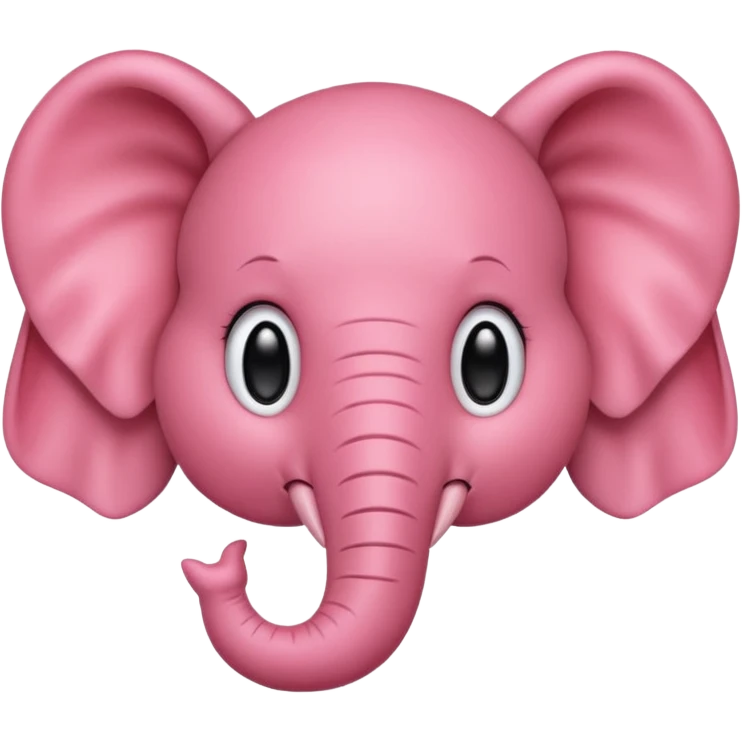 Strawberry elephant emoji