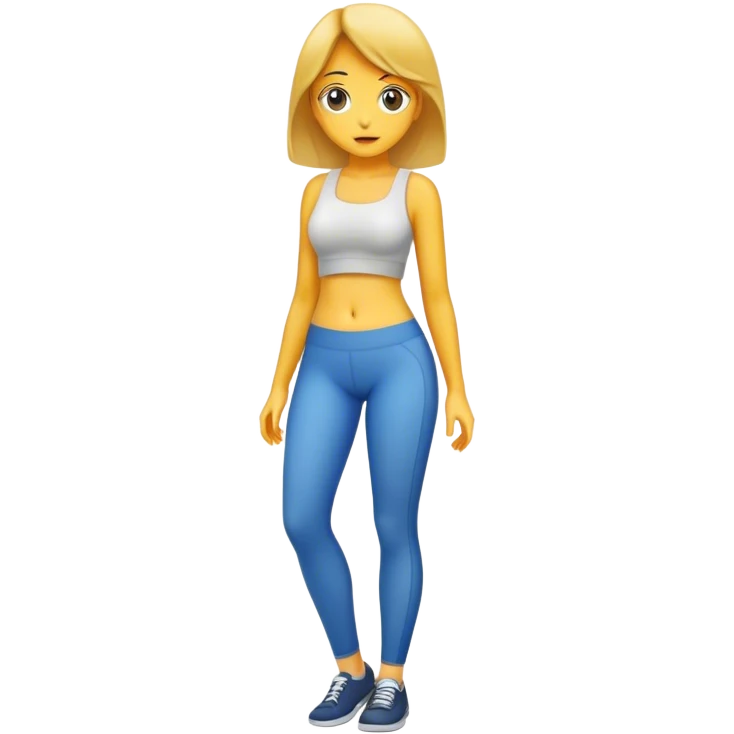 Girl with slim waist emoji