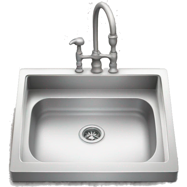 Elegant kitchen sink emoji