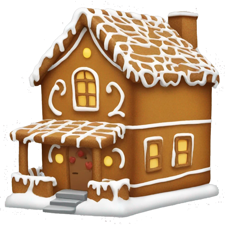 Ginger bread house emoji