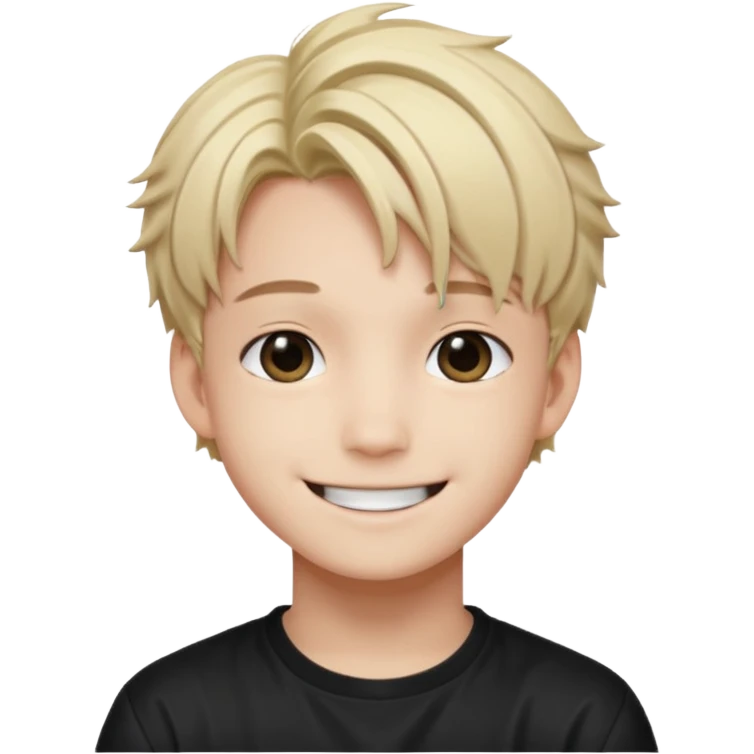Quiero un emoji con el rostro de Félix de straykid emoji