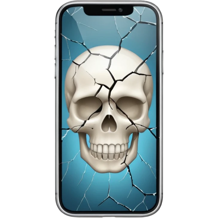 tengkorak iphone emoji