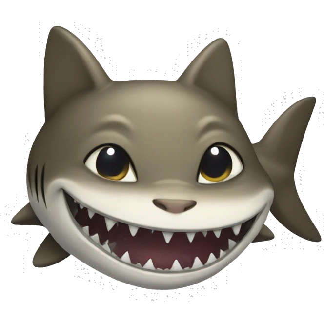 cat shark emoji