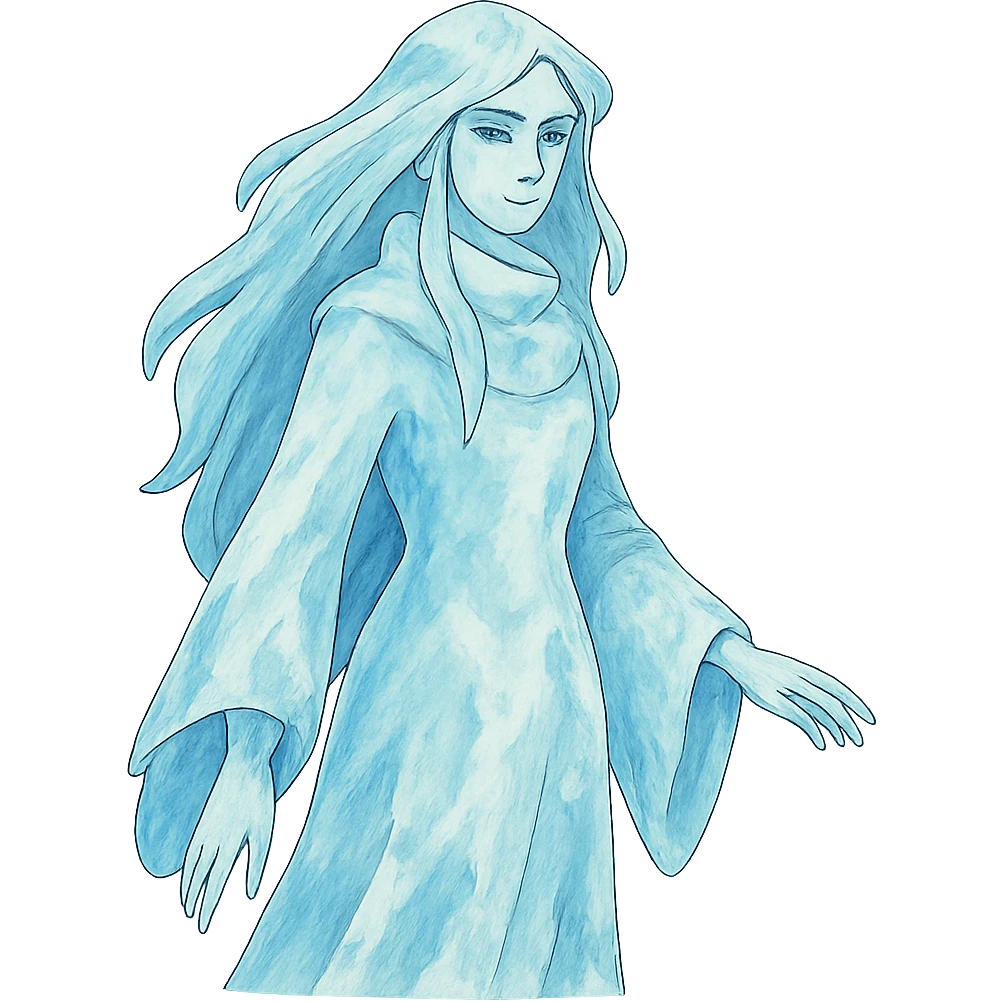 ice woman standing emoji