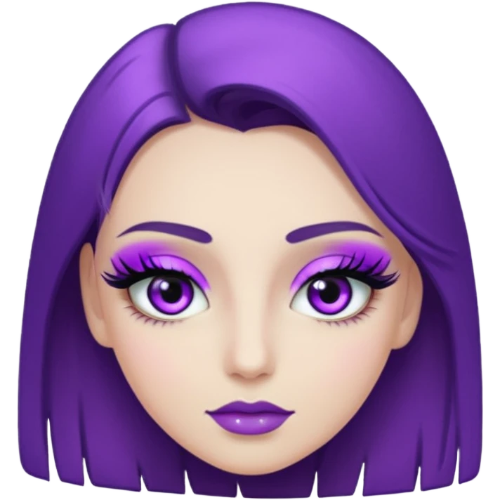beauty purple emoji