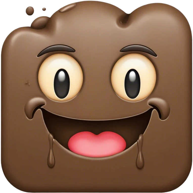 mud in style of ios emojis emoji