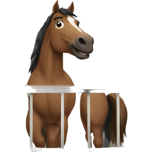 horse on a balcony emoji