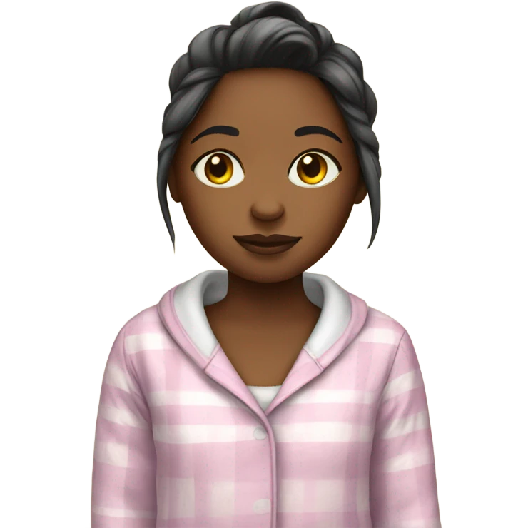 Girl in pajamas emoji