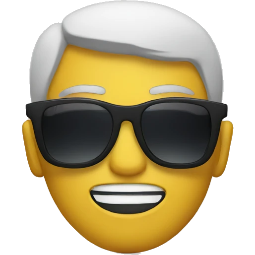 Muai with sunglasses  emoji