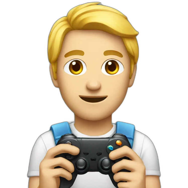 I phone play video games emoji