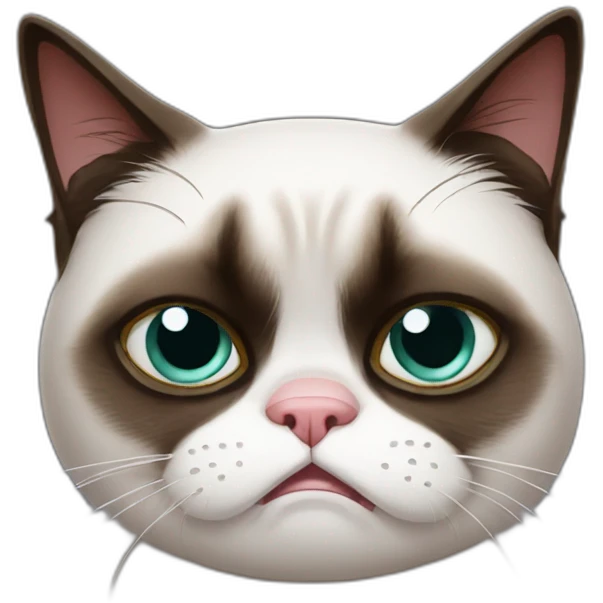 grumpy cat scary halloween emoji