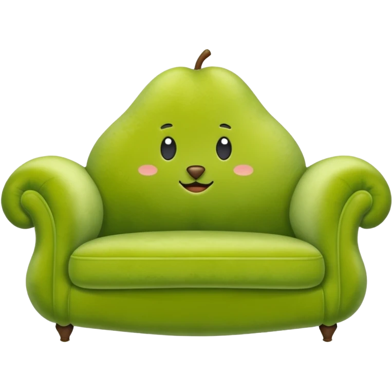 comfy pear couch emoji