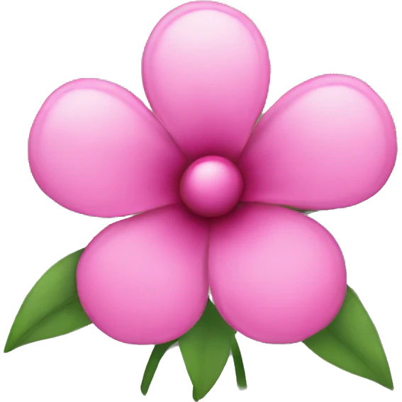 Pink flowers  emoji