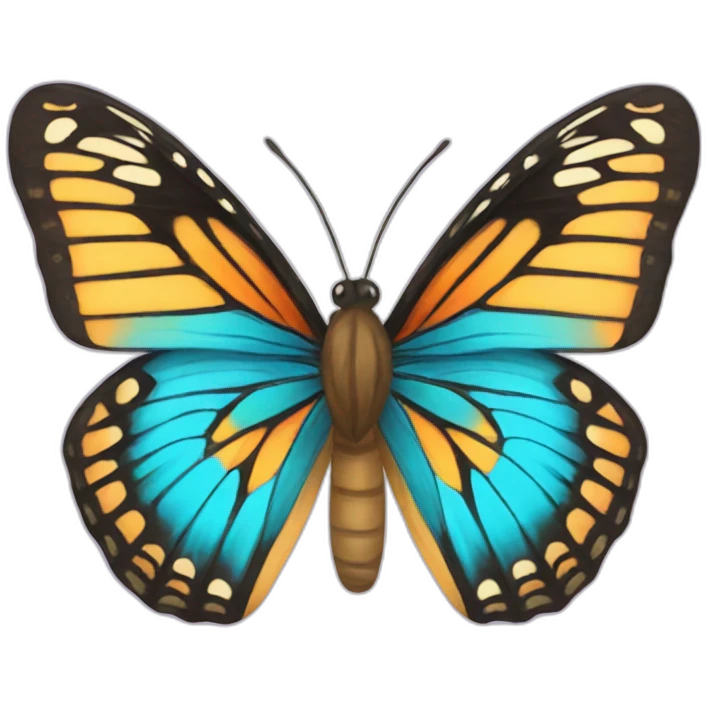 butterfly with bowtie emoji