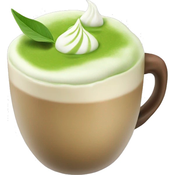 Matcha latte  emoji