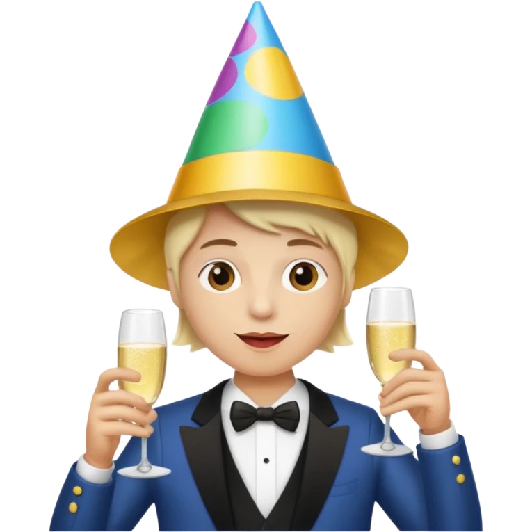 una festa di compleanno emoji