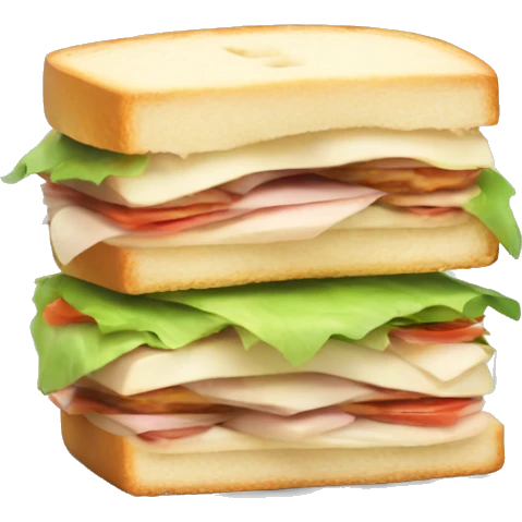 Cute sandwich  emoji