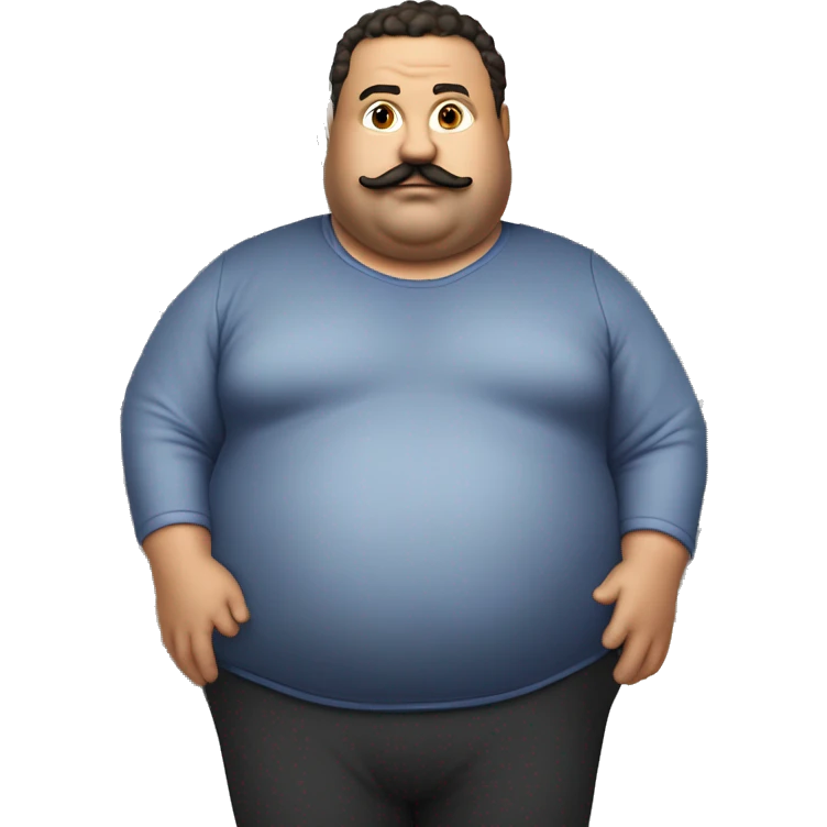chubby man, with moustache, a sly smirk, wearing track suit, with cash and playing cards in his hands emoji