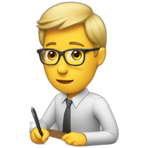 journalist writing emoji