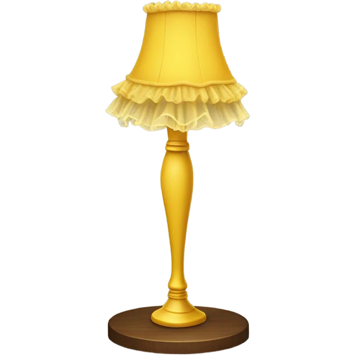 Christmas story leg lamp emoji