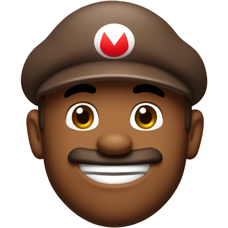 Brown Mario  emoji