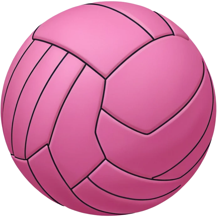 pink volleyball  emoji