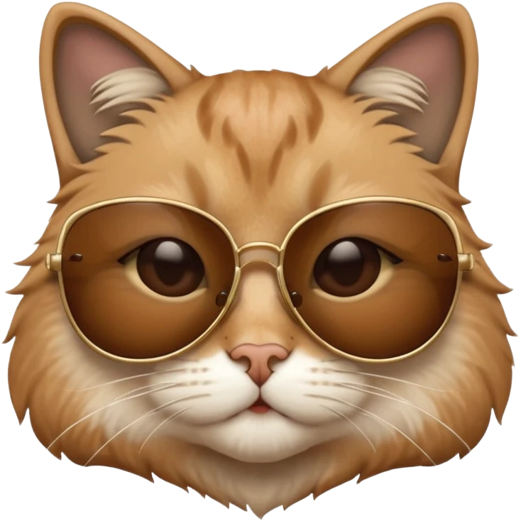 Cat wearing sunglasses emoji