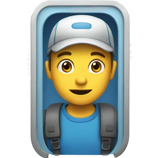 sky train person door emoji