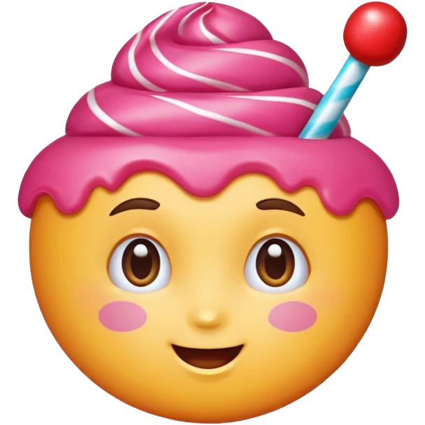 single charactarized personified candy sweet treat emoji