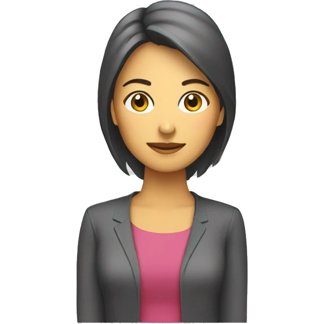 mujer en computadora emoji