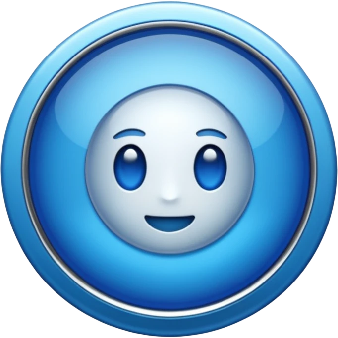 Badge Bleu vérifier emoji