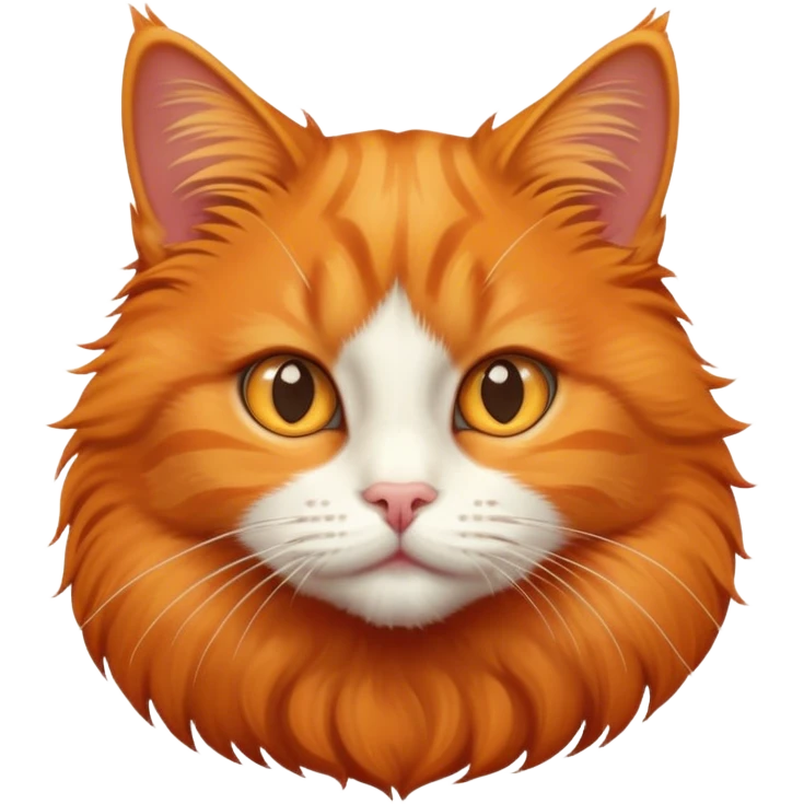 Female ginger cat emoji