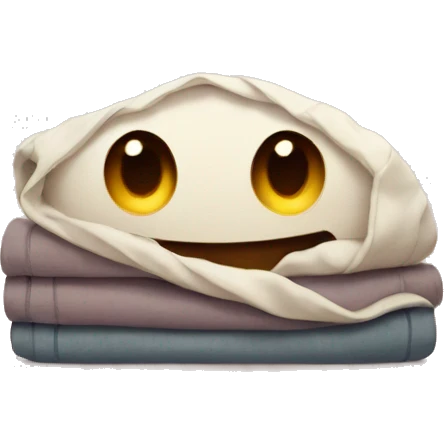 folded cute blanket emoji