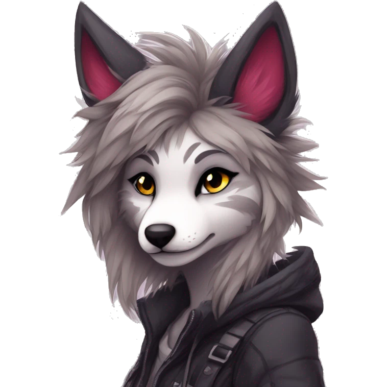 Edgy modern anthro furry by Falvie, LiLaiRa, AngieWolf emoji
