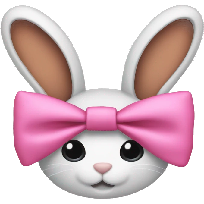 bunny bow emoji