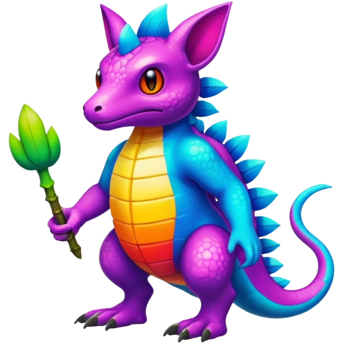 retro-Fakémon-hybrid-creature (full body)  emoji