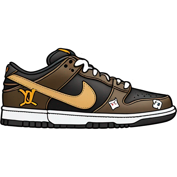 Nike sb dunk low Louis Vuitton Virgil abloh  emoji