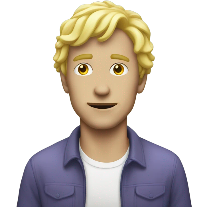 White guy on acid  emoji