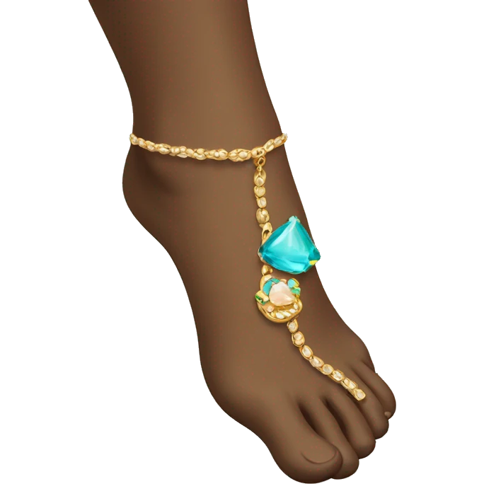 Foot jewlery  emoji