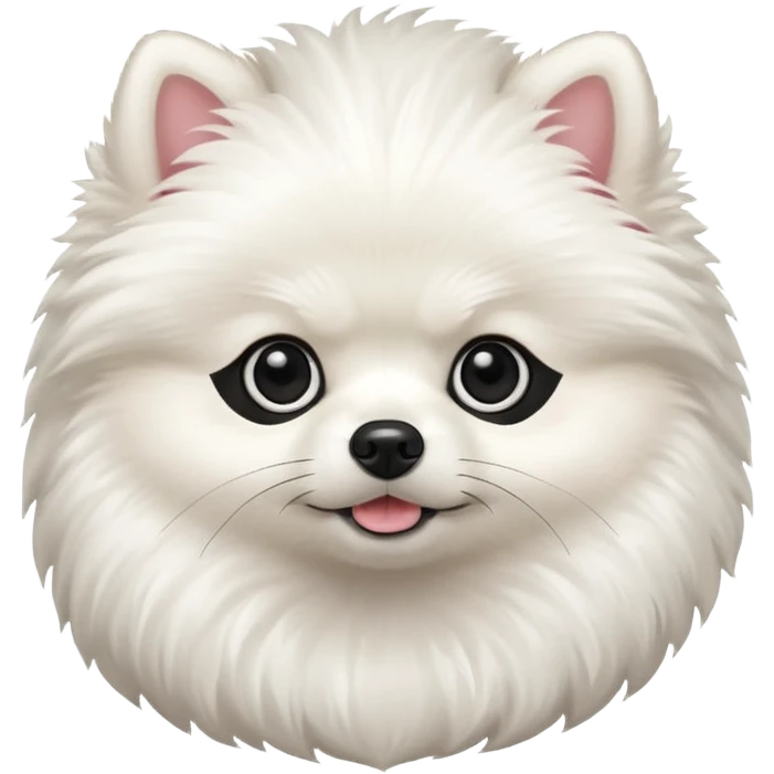 white pomerania emoji