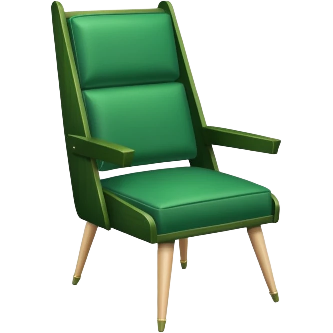 green arrow chair emoji
