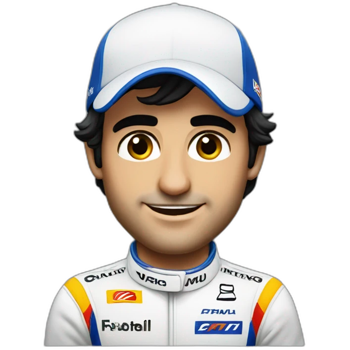 Carlos sainz Formula 1 driver emoji