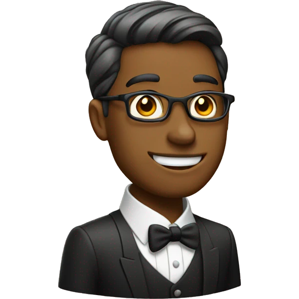 cartoon character in formal dress  emoji